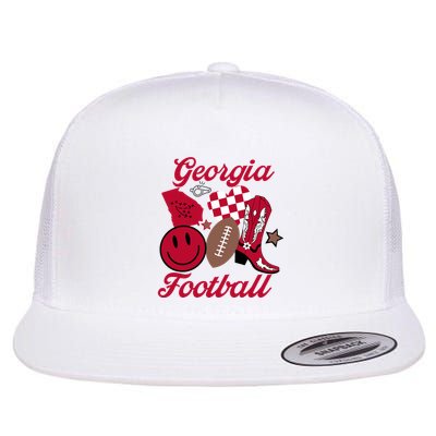 G.E.O.R.G.I.A Football Game Day Flat Bill Trucker Hat