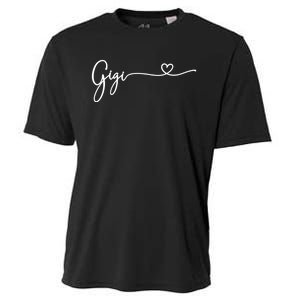 Gigi For Grandma Women Christmas Mother's Day Birthday Gift Cooling Performance Crew T-Shirt