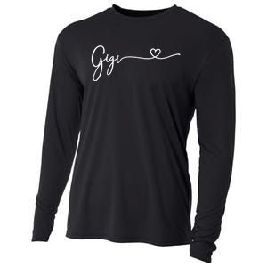 Gigi For Grandma Women Christmas Mother's Day Birthday Gift Cooling Performance Long Sleeve Crew