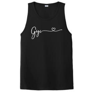 Gigi For Grandma Women Christmas Mother's Day Birthday Gift PosiCharge Competitor Tank