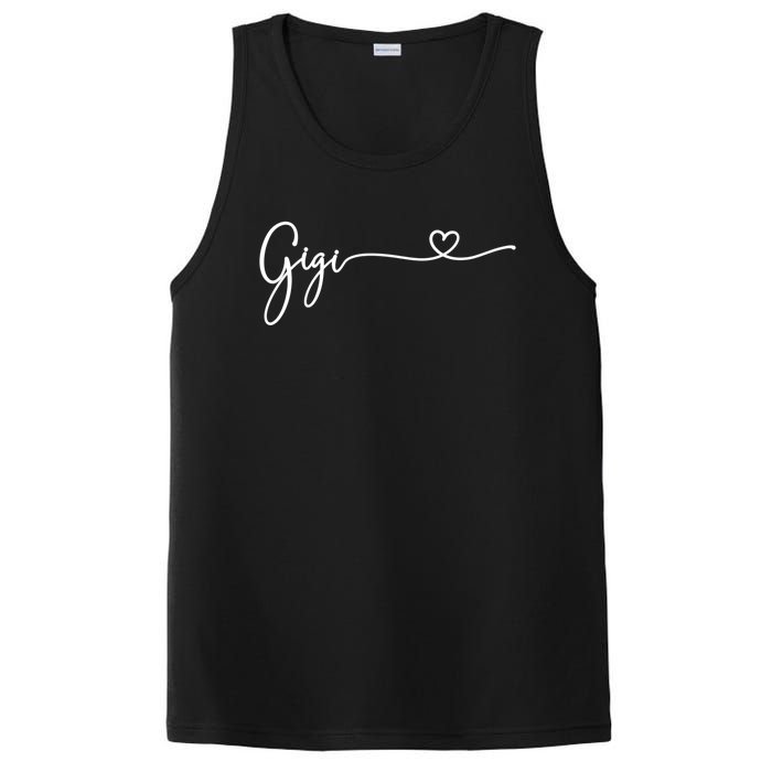 Gigi For Grandma Women Christmas Mother's Day Birthday Gift PosiCharge Competitor Tank