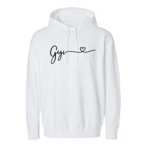 Gigi For Grandma Women Christmas Mother's Day Birthday Gift Garment-Dyed Fleece Hoodie