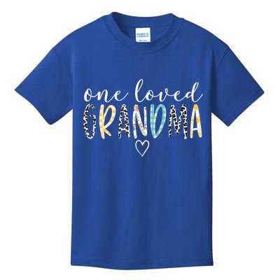 Grandma Funny Gift One Loved Grandma MotherS Day Gift Kids T-Shirt