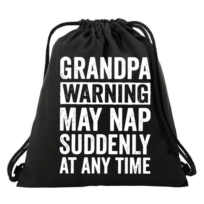 Grandpa Funny Drawstring Bag