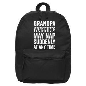 Grandpa Funny 16 in Basic Backpack