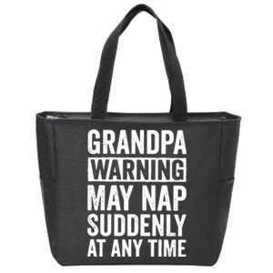 Grandpa Funny Zip Tote Bag