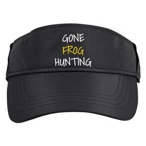 Gone Frog Hunting Gift Adult Drive Performance Visor