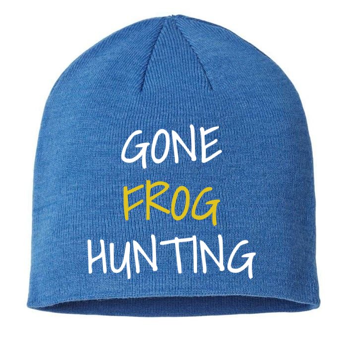 Gone Frog Hunting Gift Sustainable Beanie