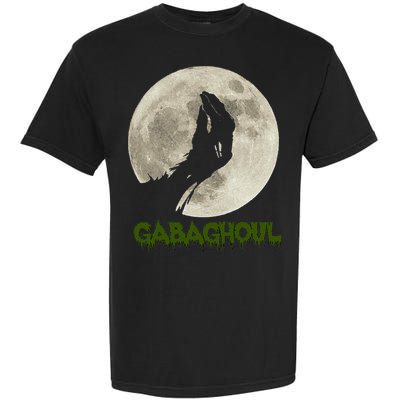 Gabaghoul Funny Hand Moon Halloween Garment-Dyed Heavyweight T-Shirt