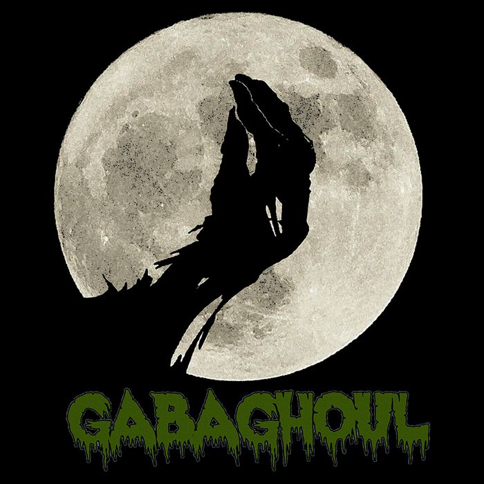 Gabaghoul Funny Hand Moon Halloween Cooling Performance Crew T-Shirt