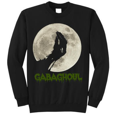 Gabaghoul Funny Hand Moon Halloween Sweatshirt