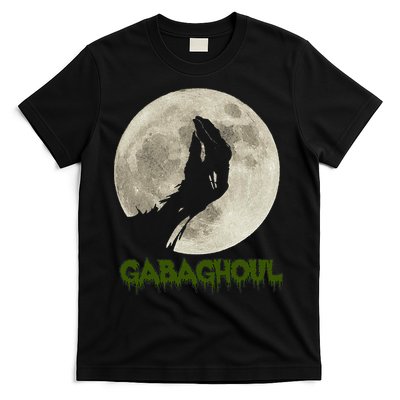 Gabaghoul Funny Hand Moon Halloween T-Shirt