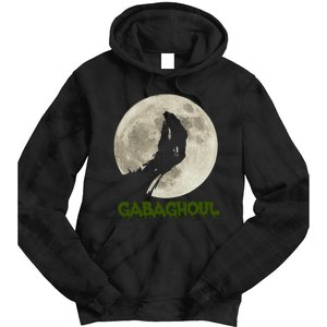 Gabaghoul Funny Hand Moon Halloween Tie Dye Hoodie