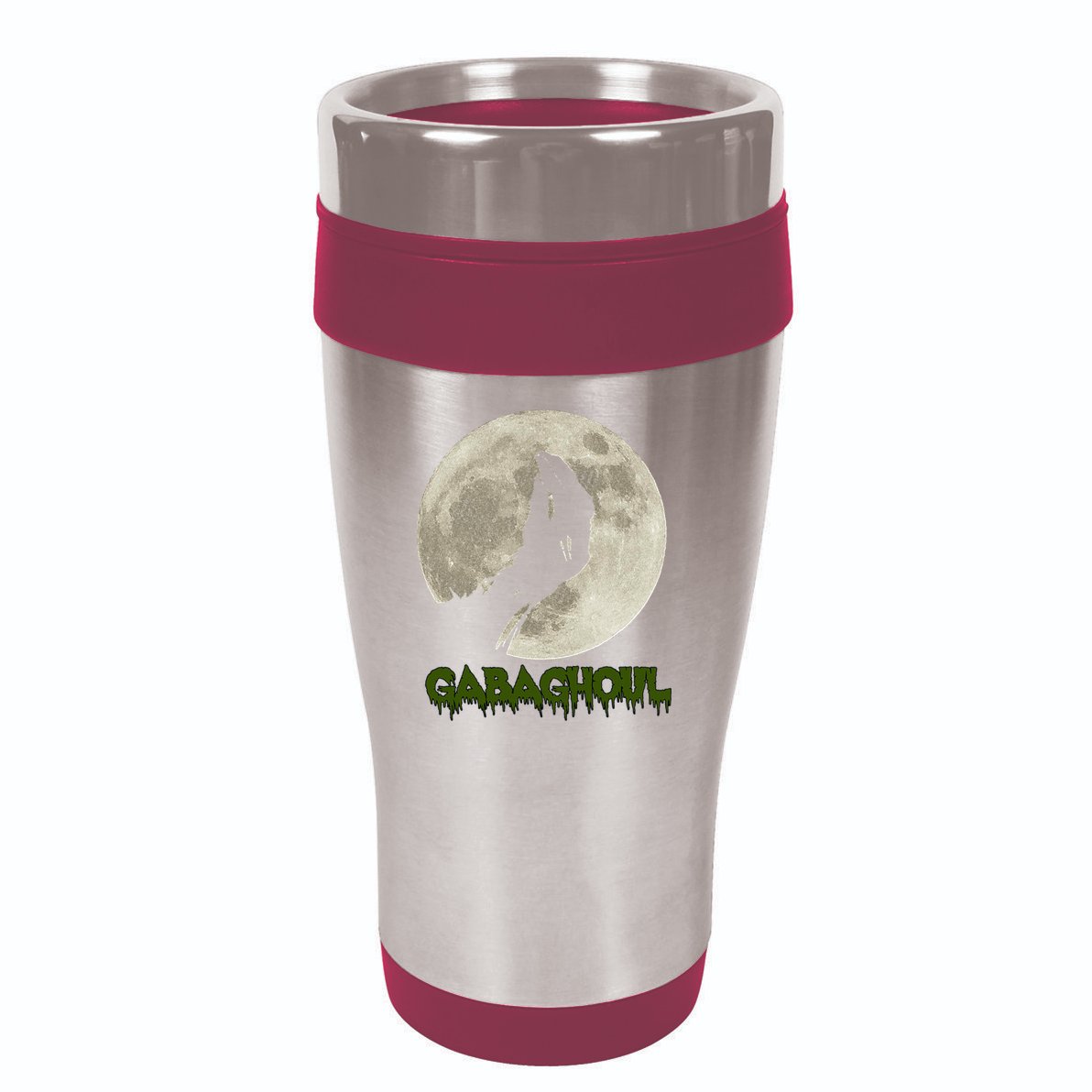 Gabaghoul Funny Hand Moon Halloween 16oz Travel Tumbler