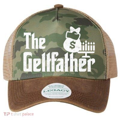 Gelt Father Hanukkah Dreidel Game Jewish Dad Legacy Tie Dye Trucker Hat