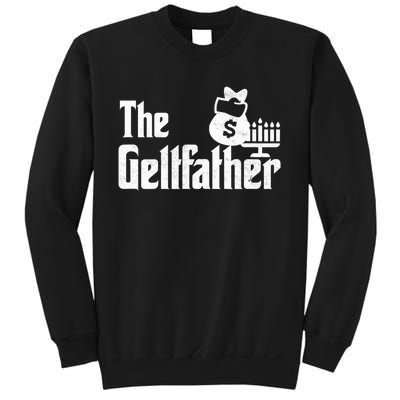 Gelt Father Hanukkah Dreidel Game Jewish Dad Sweatshirt