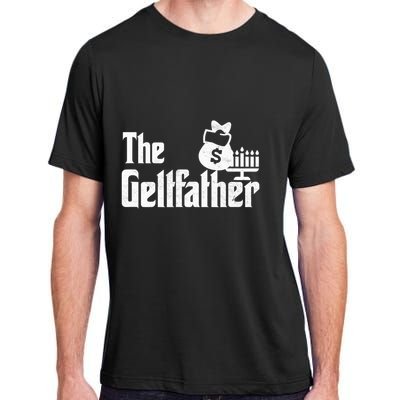 Gelt Father Hanukkah Dreidel Game Jewish Dad Adult ChromaSoft Performance T-Shirt