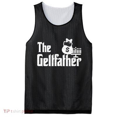 Gelt Father Hanukkah Dreidel Game Jewish Dad Mesh Reversible Basketball Jersey Tank
