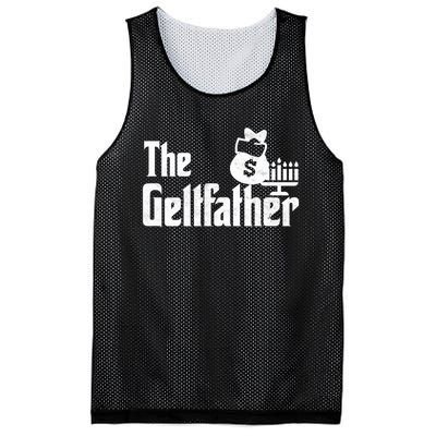 Gelt Father Hanukkah Dreidel Game Jewish Dad Mesh Reversible Basketball Jersey Tank