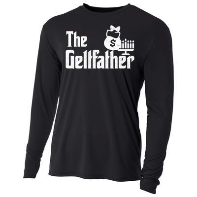 Gelt Father Hanukkah Dreidel Game Jewish Dad Cooling Performance Long Sleeve Crew