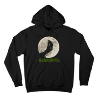 Gabaghoul Funny Hand Moon Halloween Hoodie