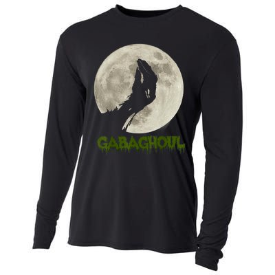 Gabaghoul Funny Hand Moon Halloween Cooling Performance Long Sleeve Crew