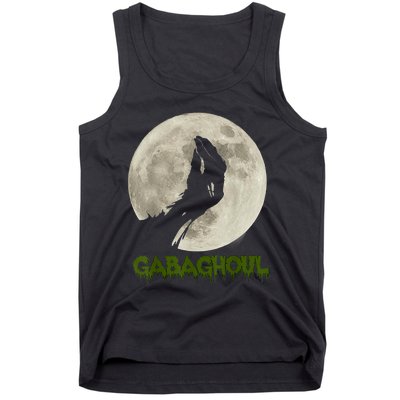 Gabaghoul Funny Hand Moon Halloween Tank Top