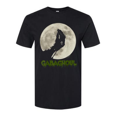 Gabaghoul Funny Hand Moon Halloween Softstyle CVC T-Shirt