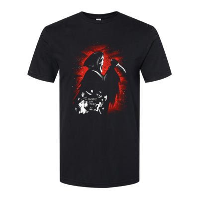 Ghost Face Halloween Softstyle® CVC T-Shirt