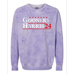 Gooners For Harris 24 Voting For Harris 2024 President Colorblast Crewneck Sweatshirt