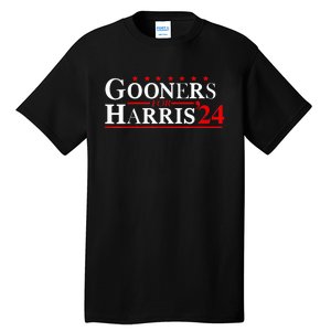 Gooners For Harris 24 Voting For Harris 2024 President Tall T-Shirt