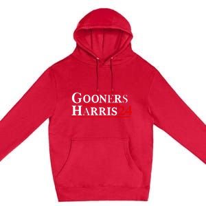 Gooners For Harris 24 Voting For Harris 2024 President Premium Pullover Hoodie