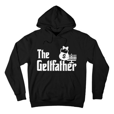 Gelt Father Hanukkah Dreidel Game Jewish Dad Menorah Latkes  Hoodie