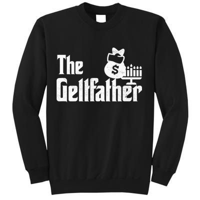 Gelt Father Hanukkah Dreidel Game Jewish Dad Menorah Latkes  Sweatshirt