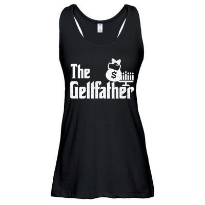 Gelt Father Hanukkah Dreidel Game Jewish Dad Menorah Latkes  Ladies Essential Flowy Tank