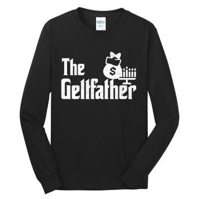 Gelt Father Hanukkah Dreidel Game Jewish Dad Menorah Latkes  Tall Long Sleeve T-Shirt