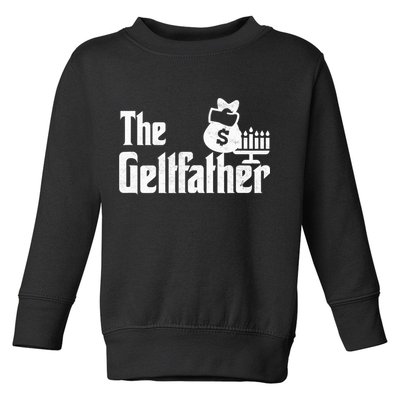 Gelt Father Hanukkah Dreidel Game Jewish Dad Menorah Latkes  Toddler Sweatshirt