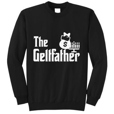Gelt Father Hanukkah Dreidel Game Jewish Dad Menorah Latkes Sweatshirt