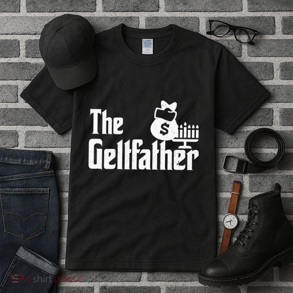 Gelt Father Hanukkah Dreidel Game Jewish Dad Menorah Latkes Tall T-Shirt
