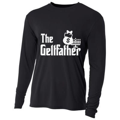 Gelt Father Hanukkah Dreidel Game Jewish Dad Menorah Latkes Cooling Performance Long Sleeve Crew