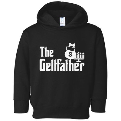 Gelt Father Hanukkah Dreidel Game Jewish Dad Menorah Latkes Toddler Hoodie