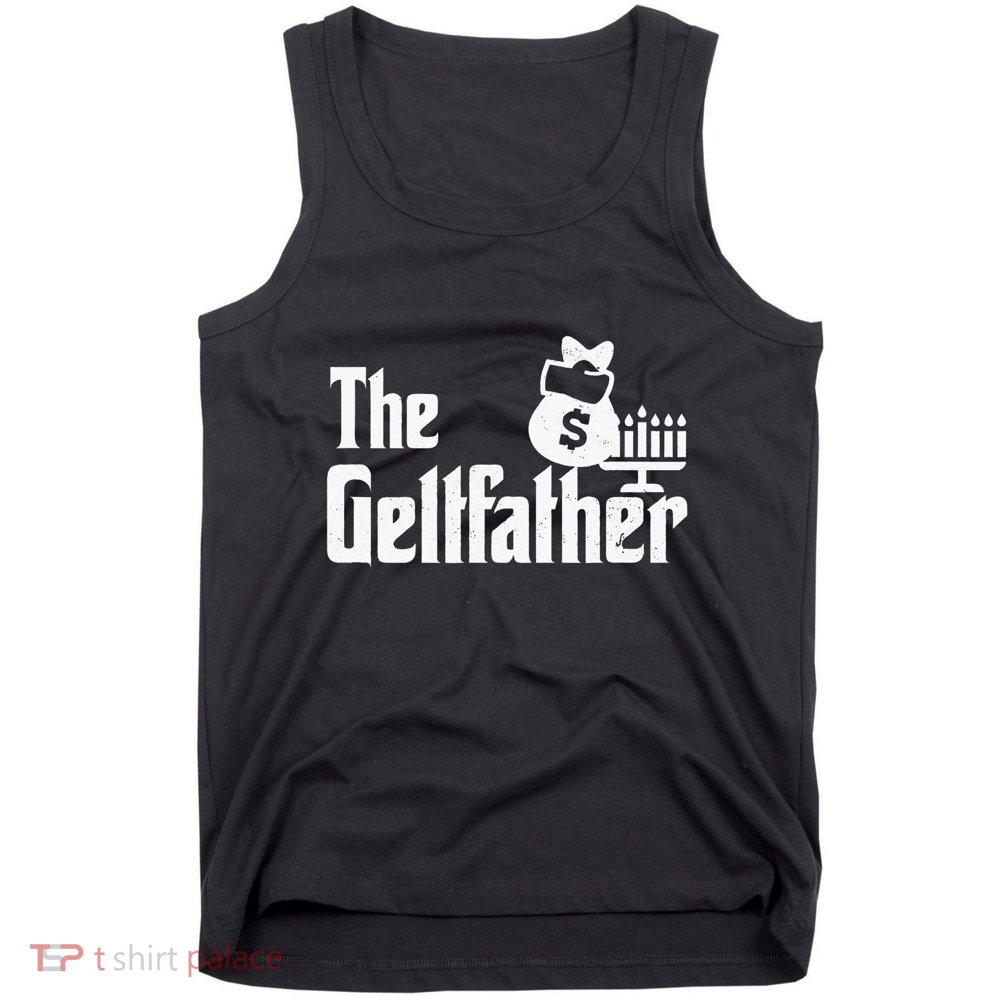 Gelt Father Hanukkah Dreidel Game Jewish Dad Menorah Latkes Tank Top