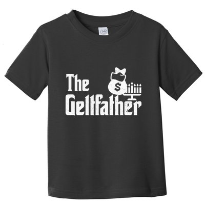 Gelt Father Hanukkah Dreidel Game Jewish Dad Menorah Latkes Toddler T-Shirt