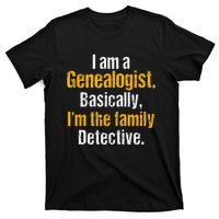 Genealogist Family Historian History Researcher Genealogy T-Shirt