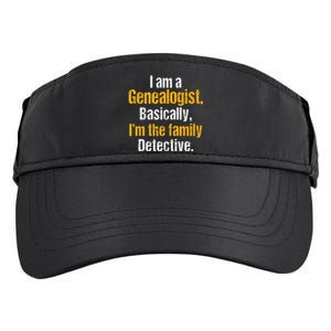 Genealogist Family Historian History Researcher Genealogy Adult Drive Performance Visor