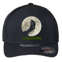 Gabaghoul Funny Hand Moon Halloween Flexfit Unipanel Trucker Cap