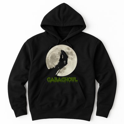 Gabaghoul Funny Hand Moon Halloween Hoodie