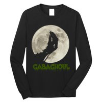 Gabaghoul Funny Hand Moon Halloween Long Sleeve Shirt