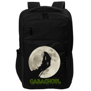 Gabaghoul Funny Hand Moon Halloween Impact Tech Backpack