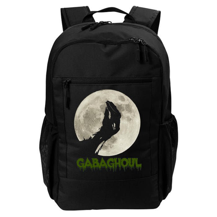 Gabaghoul Funny Hand Moon Halloween Daily Commute Backpack